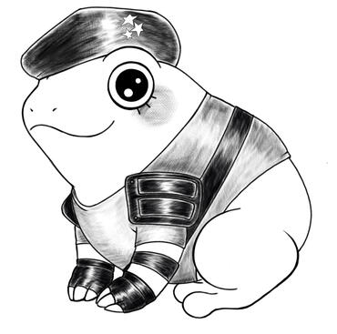 Jill Valentine frog